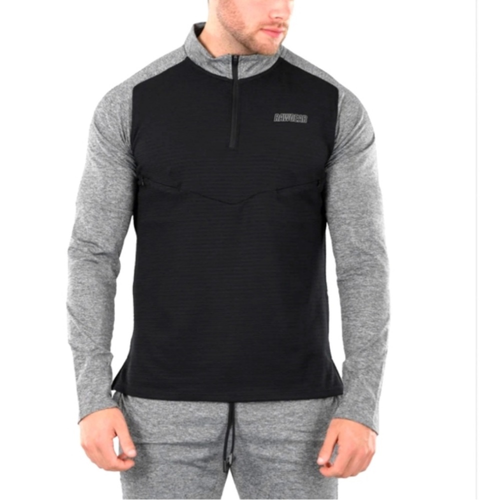 Men's Black and Gray Lightweight Jacket